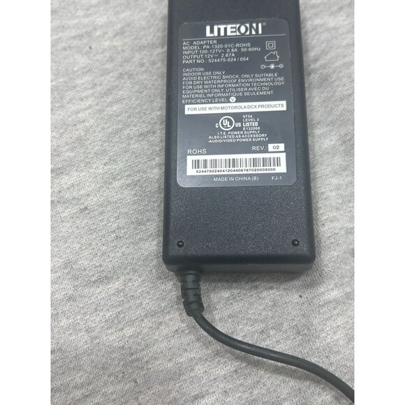 AC DC Adapter for LITEON PB-1320-01C-ROHS 524475-025 Motorola DCX DSR Power Supp - Picture 4 of 6